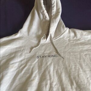 Stay Kind Cream Hoodie